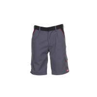 Planam Highline Shorts schiefer/schwarz/rot XS