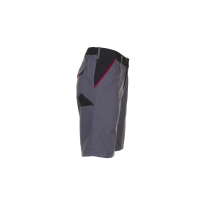 Planam Highline Shorts schiefer/schwarz/rot XS