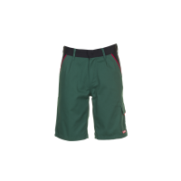 Planam Highline Shorts grün/schwarz/rot XS