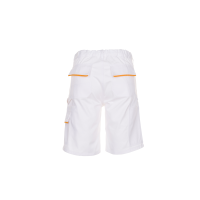 Planam Highline Shorts reinweiß/gelb XS