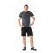 Planam Highline Shorts schwarz/schiefer/zink XS