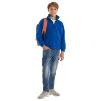 Kinder Classic Arbeits-Fleecejacke Flaschengrün 11/13 Jr. 300 g/m²