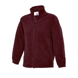 Kinder Classic Arbeits-Fleecejacke Maroon 11/13 Jr. 300 g/m²