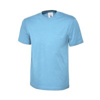 Kinder Classic T-Shirt Hellblau 11/13 Jr. 180 g/m² 100 % Baumwolle