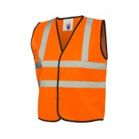 Kinder Hi Vis Warnweste Orange 10/13 Jr. 120 g/m²