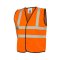 Kinder Hi Vis Warnweste Orange 10/13 Jr. 120 g/m²