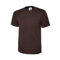 Classic T-Shirt Braun 2XL 180 g/m² 100 % Baumwolle