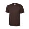 Classic T-Shirt Braun 2XL 180 g/m² 100 % Baumwolle