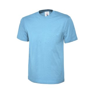 Classic T-Shirt Hellblau 2XL 180 g/m² 100 % Baumwolle