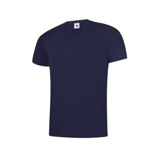 Classic T-Shirt V-Ausschnitt Marineblau 2XL 180 g/m² 100 % Baumwolle