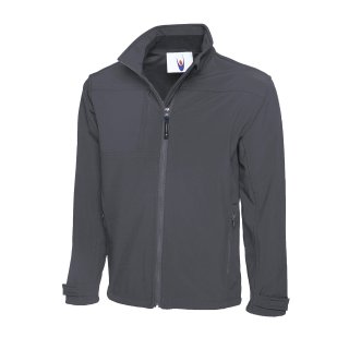 Deluxe Full Zip Softshelljacke Mittelgrau 2XL 325 g/m² 10.000 mm Wassersäule