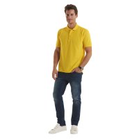 Heavyweight Poloshirt Schwarz 2XL 250 g/m²