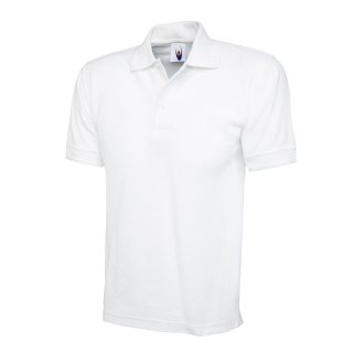 Heavyweight Poloshirt Weiß 2XL 250 g/m²