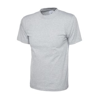 Heavyweight T-Shirt Grau-Meliert 2XL 200 g/m² 100 % Baumwolle