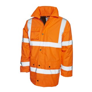 Hi Vis Warnschutzjacke Orange 2XL