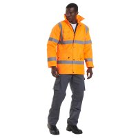 Hi Vis Warnschutzjacke Orange 2XL