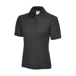 Damen Active Baumwoll-Poloshirt Anthrazit 2XL 180 g/m² 100 & Baumwolle