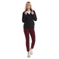 Damen Classic Full Zip Softshelljacket Schwarz 2XL 325 g/m² 10.000 mm Wassersäule