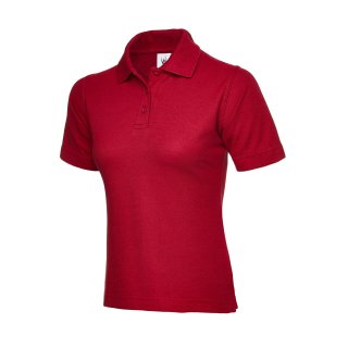 Damen Classic Poloshirt Rot 2XL 220 g/m²