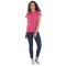 Damen Classic T-Shirt Grau-Meliert 2XL 180 g/m² 100 % Baumwolle