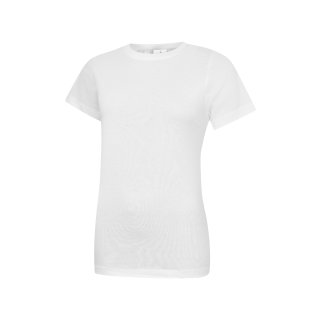 Damen Classic T-Shirt Weiß 2XL 180 g/m² 100 % Baumwolle