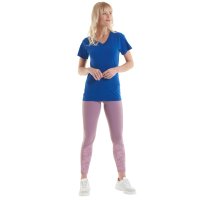 Damen Classic T-Shirt 180 g/m² 100 % Baumwolle V-Ausschnitt
