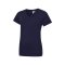 Damen Classic T-Shirt Marineblau 2XL 180 g/m² 100 % Baumwolle V-Ausschnitt