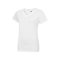 Damen Classic T-Shirt Weiß 2XL 180 g/m² 100 % Baumwolle V-Ausschnitt