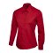 Damen Poplin Langarm Bluse Rot 2XL 120 g/m² 65 % Polyester