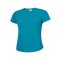 Damen Ultra atmungsaktives T-Shirt Saphirblau 2XL 140 g/m² 100 % Polyester