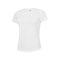 Damen Ultra atmungsaktives T-Shirt Weiß 2XL 140 g/m² 100 % Polyester