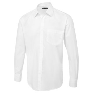 Herren Poplin Langarm Hemd 120 g/m² 65 % Polyester