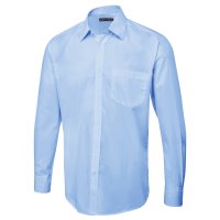 Herren Poplin Langarm Hemd 120 g/m² 65 % Polyester