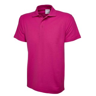 Herren Active Baumwoll-Poloshirt Hot Pink 2XL 180 g/m² 100 % Baumwolle