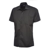 Herren Poplin Kurzarmshirt 120 g/m²