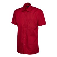 Herren Poplin Kurzarmshirt 120 g/m²