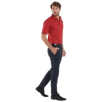 Herren Poplin Kurzarmshirt Weiß 15 120 g/m²