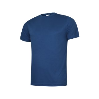 Herren Ultra atumgsaktives T-Shirt Royalblau 2XL 140 g/m² 100 % Polyester