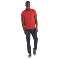 Herren Ultra atmungsaktives Polo-Arbeitsshirt Rot 2XL 200 g/m² 100 % Polyester