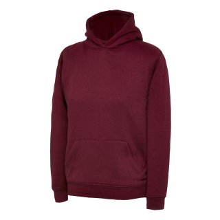 Kinder UX Kapuzenpullover Maroon 11/13 Jr. 280 g/m²