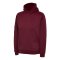 Kinder UX Kapuzenpullover Maroon 11/13 Jr. 280 g/m²