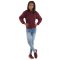 Kinder UX Sweatshirt Maroon 11/13 Jr. 280 g/m²