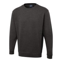 Sweatshirt zweifarbig Anthrazit/Schwarz 2XL 280 g/m²