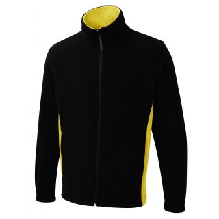 Full Zip Fleecejacke zweifarbig 280 g/m² 100 % Polyester