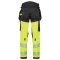 Portwest EV4 Warnschutz Stretch Bundhose Klasse 1 mit abnehmbaren Holstertaschen  Regulär Gelb 28