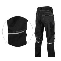 Jeans-Stretch-Arbeitshose Schwarz L