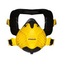 stanley visier- und staubschutzmaske mit p3 filter und face-fit-check vordere ansicht