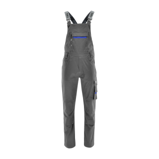 Sara Workwear Latzhose "ACTIFLEX" 250 g/m² 65% Polyester anthrazit/mittelblau 102