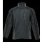 Sara Workwear Fleece Arbeitsjacke "STANDARD PLUS" 280 g/m² 100% Polyester mit Reflexstreifen graphite/schwarz L