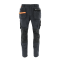 Sara Workwear Arbeitshose "MONTER" 280 g/m² 65% Polyester mit Reflexstreifen graphite/orange 46S